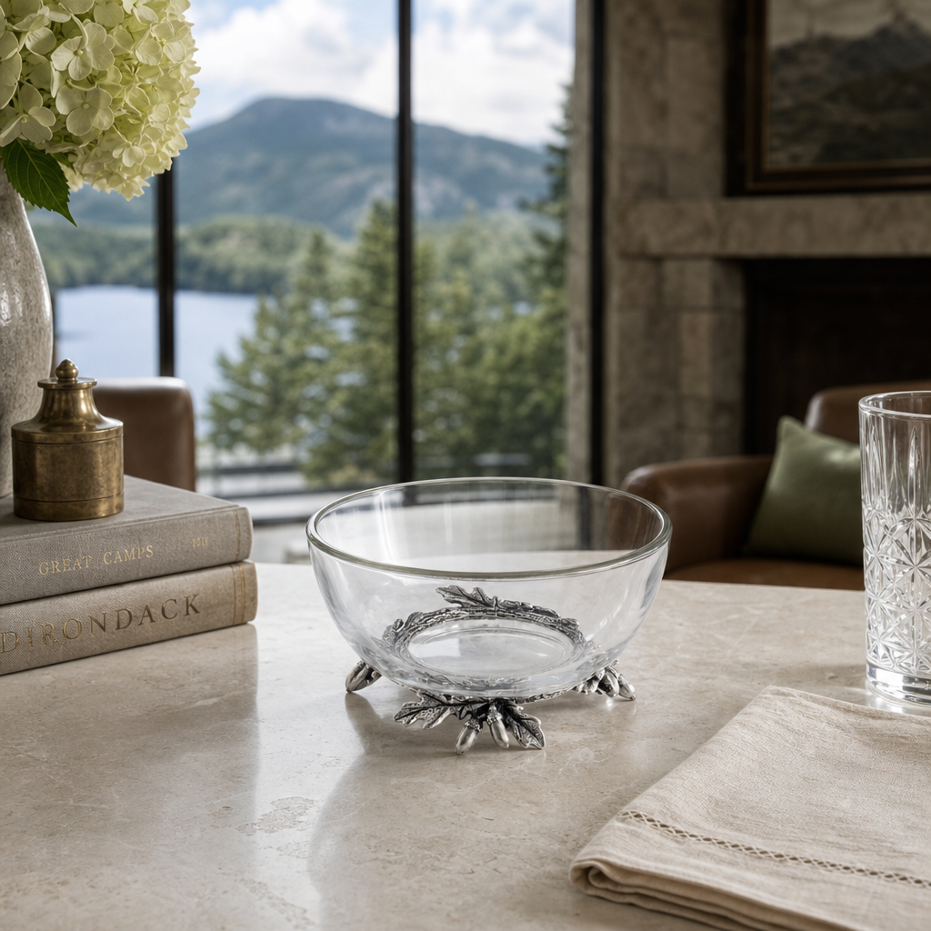 Acorn & Oak Leaf Dip Bowl 7