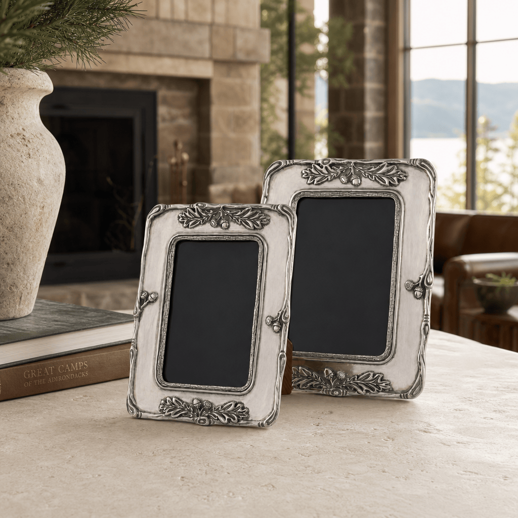 Woodland Acorn Pewter Photo Frame 4x6 7