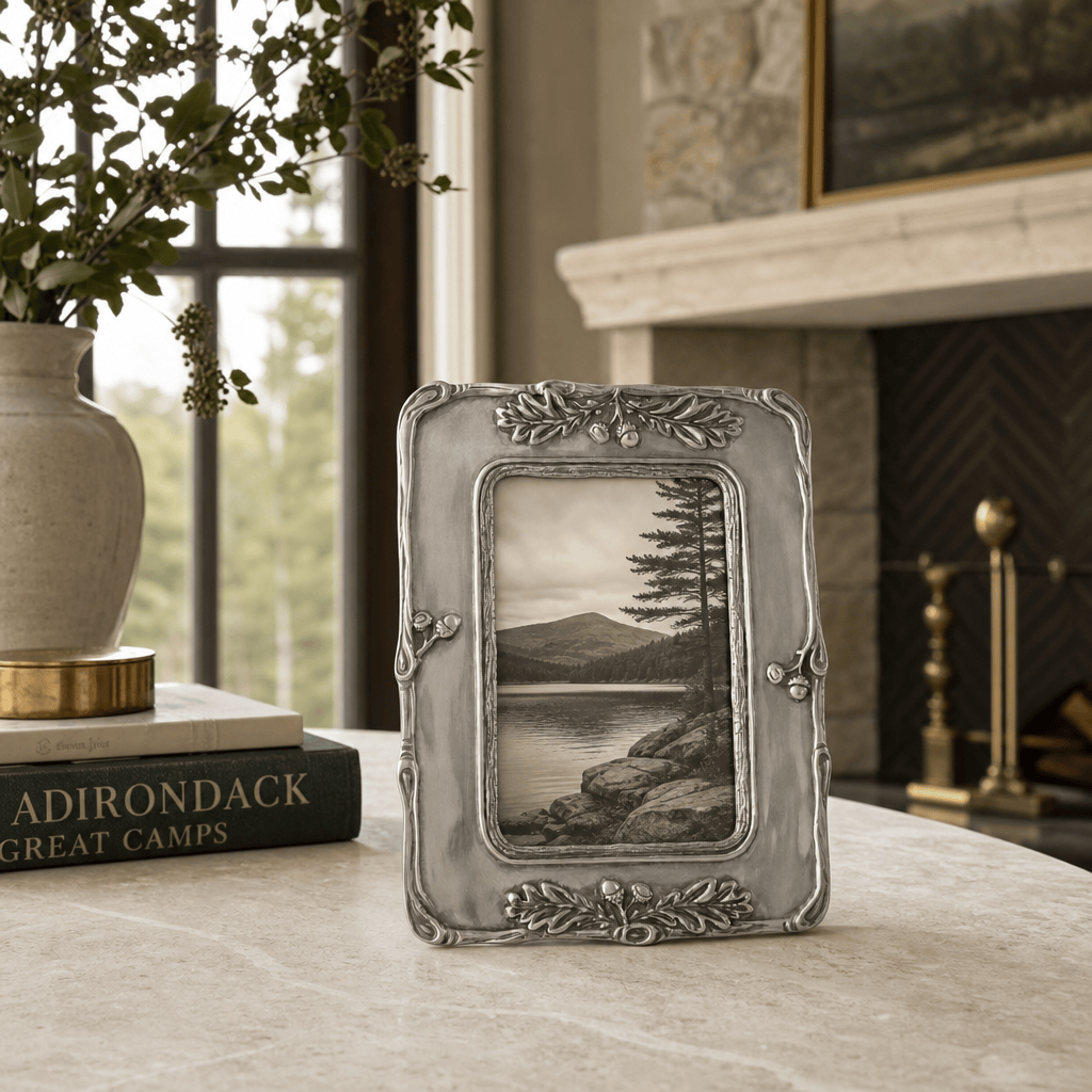 Woodland Acorn Pewter Photo Frame 4x6 9