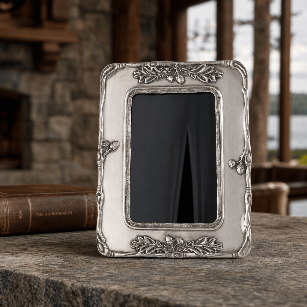 Woodland Acorn Pewter Photo Frame 5x7 3
