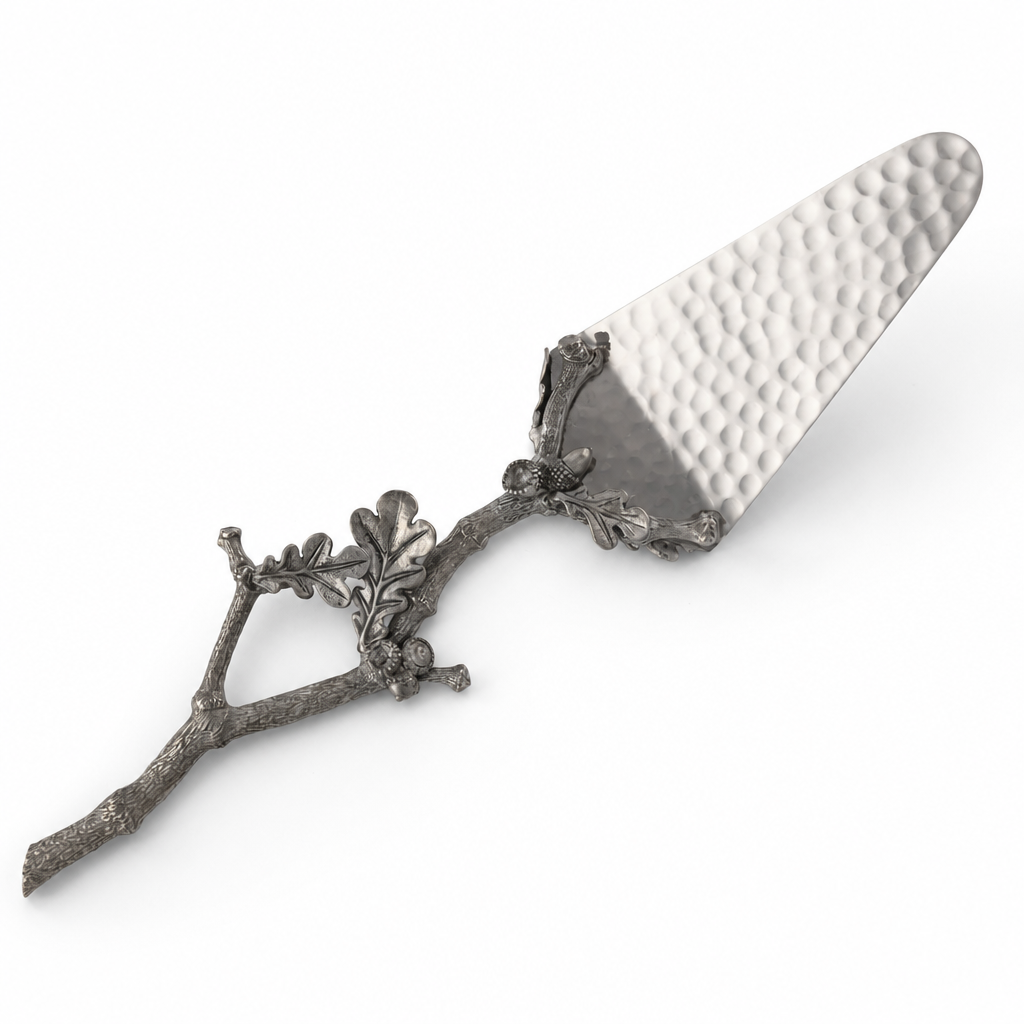 Acorn & Oak Leaf Handle Pie Server 10