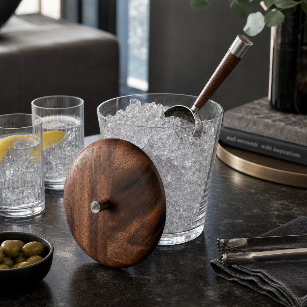 Tribeca Glass Ice Bucket 9