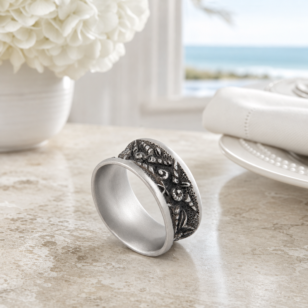 Coastal Tide Pool Napkin Ring 2