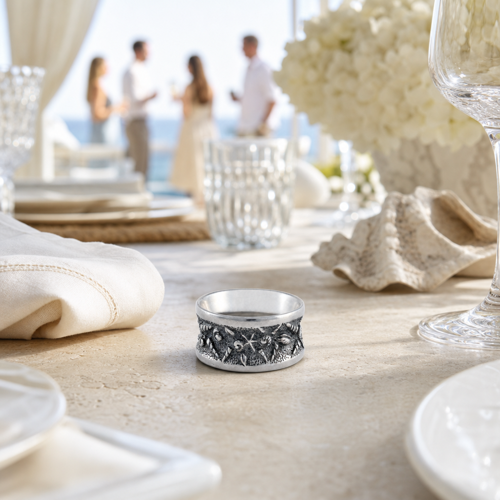 Coastal Tide Pool Napkin Ring 7