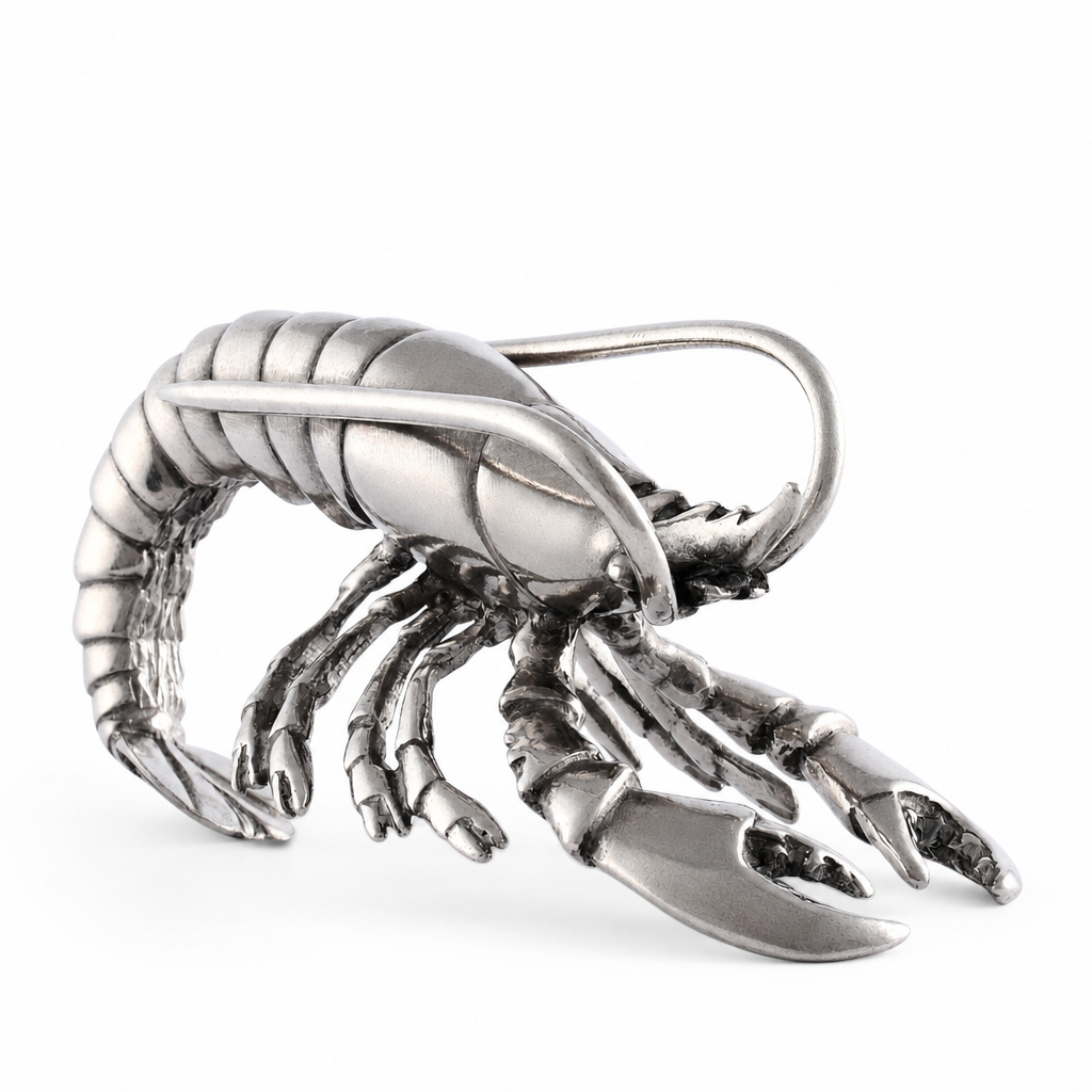 Pewter Prawn Napkin Ring 1