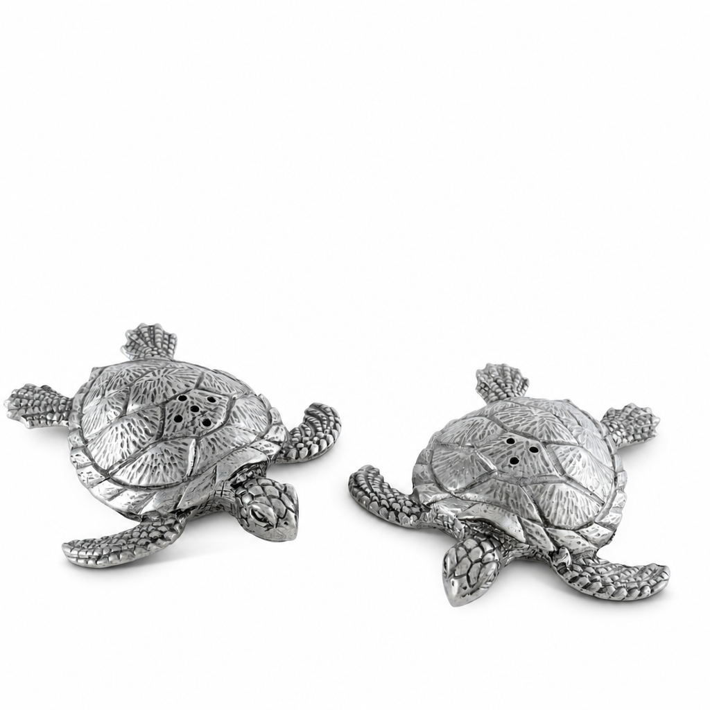 Pewter Sea Turtles Salt & Pepper Set 1