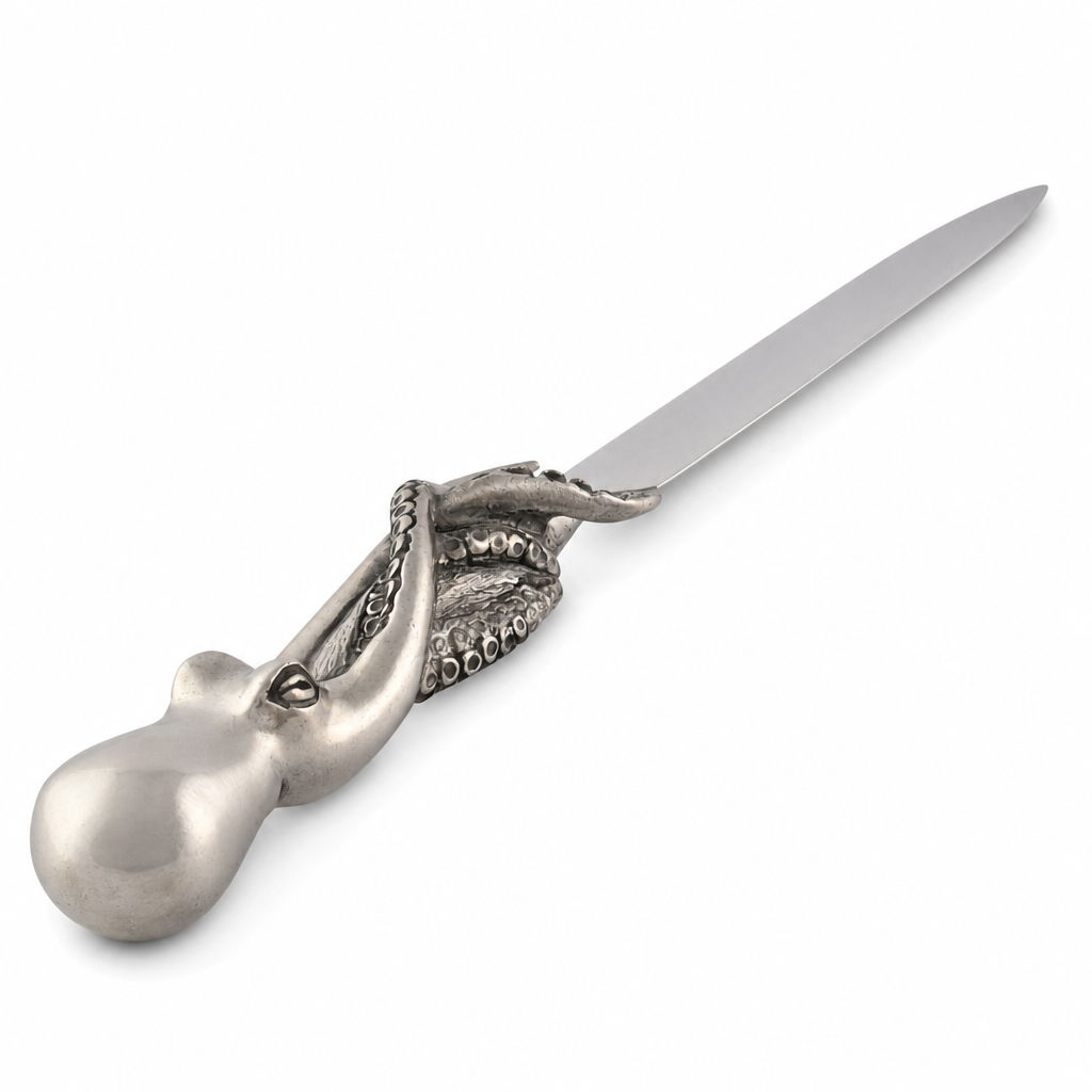 Octopus Pewter Handle Letter Opener 1