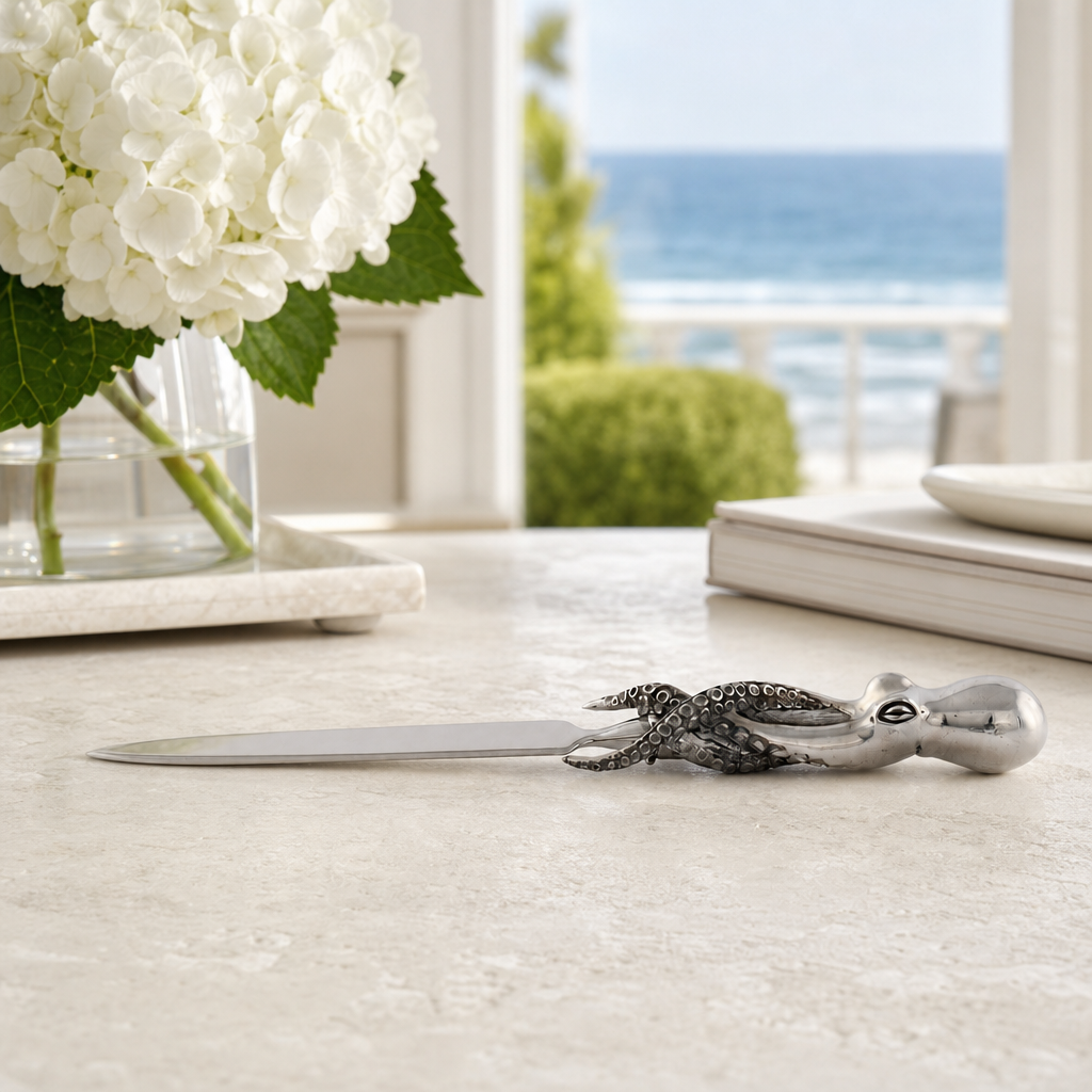 Octopus Pewter Handle Letter Opener 5