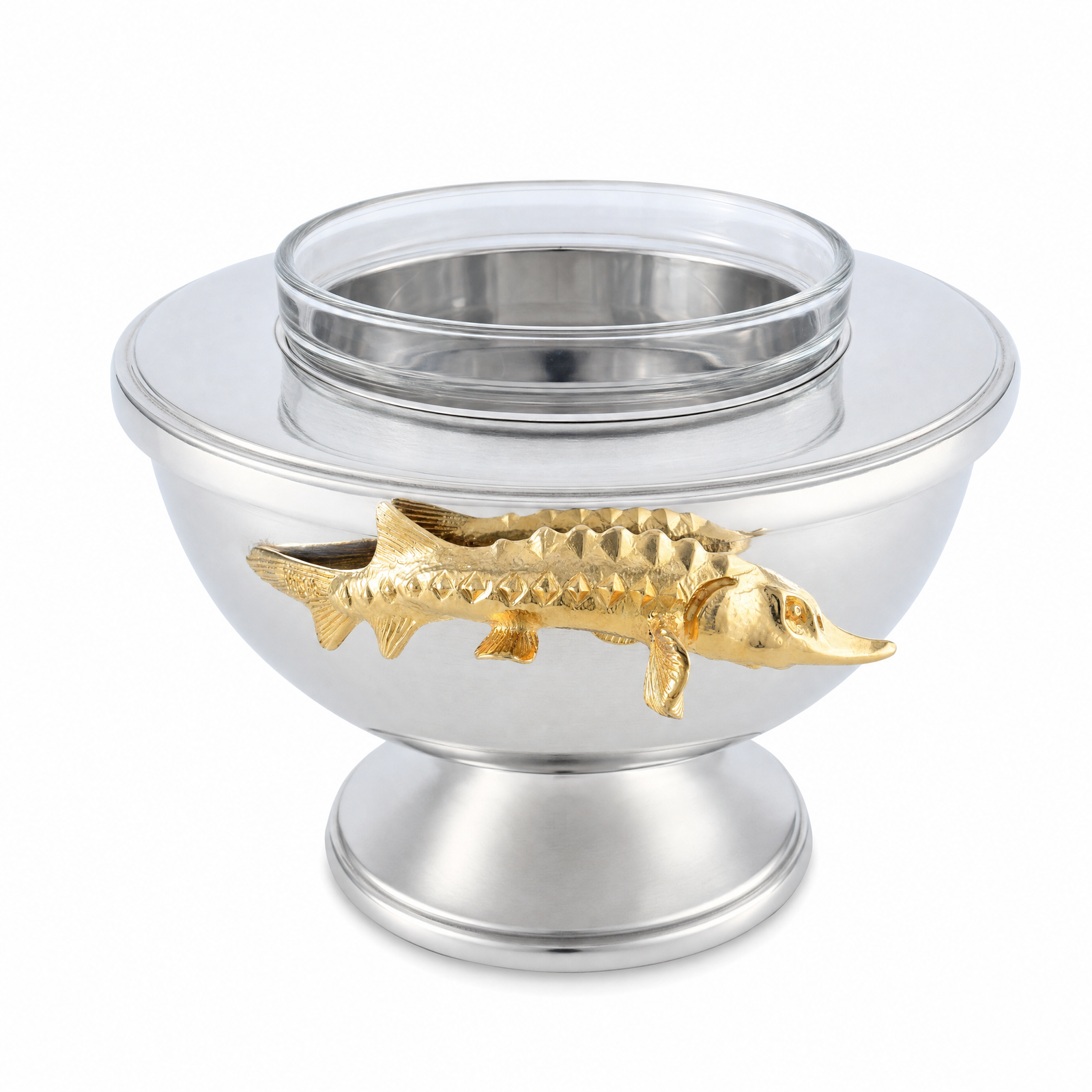 Gold Sturgeon Caviar Server 1