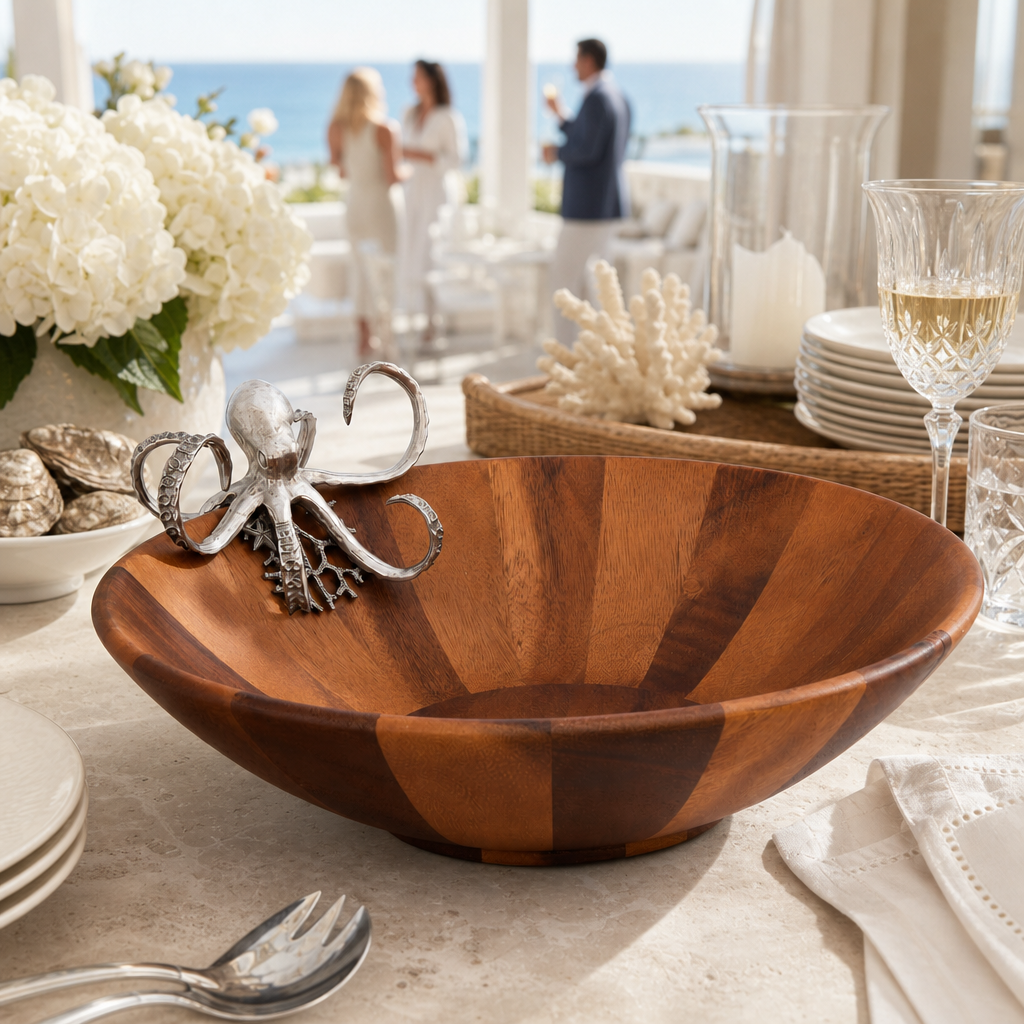 Octopus Salad Serving Bowl 5