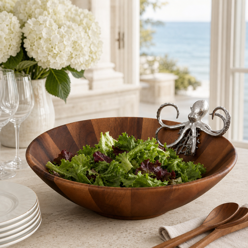 Octopus Salad Serving Bowl 3