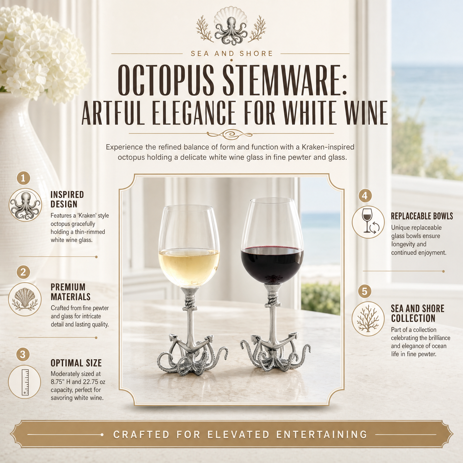 Octopus Stemware 7