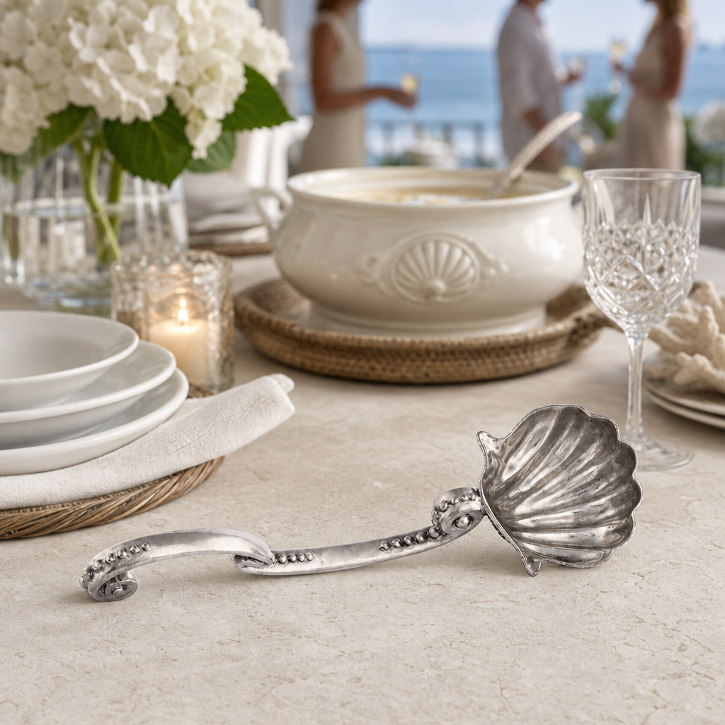 Scallop Shell Soup Ladle 8