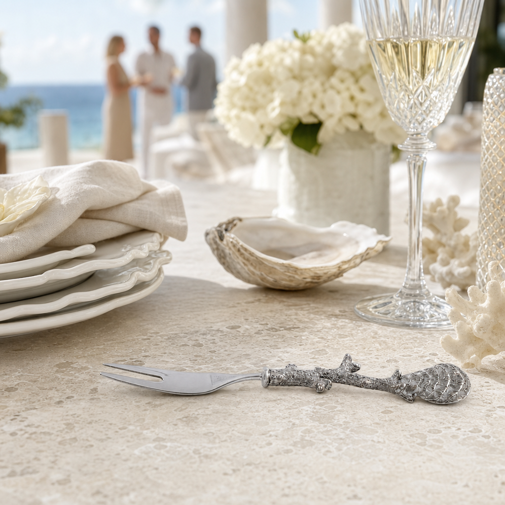 Coral Hors d'oeuvre Fork 5