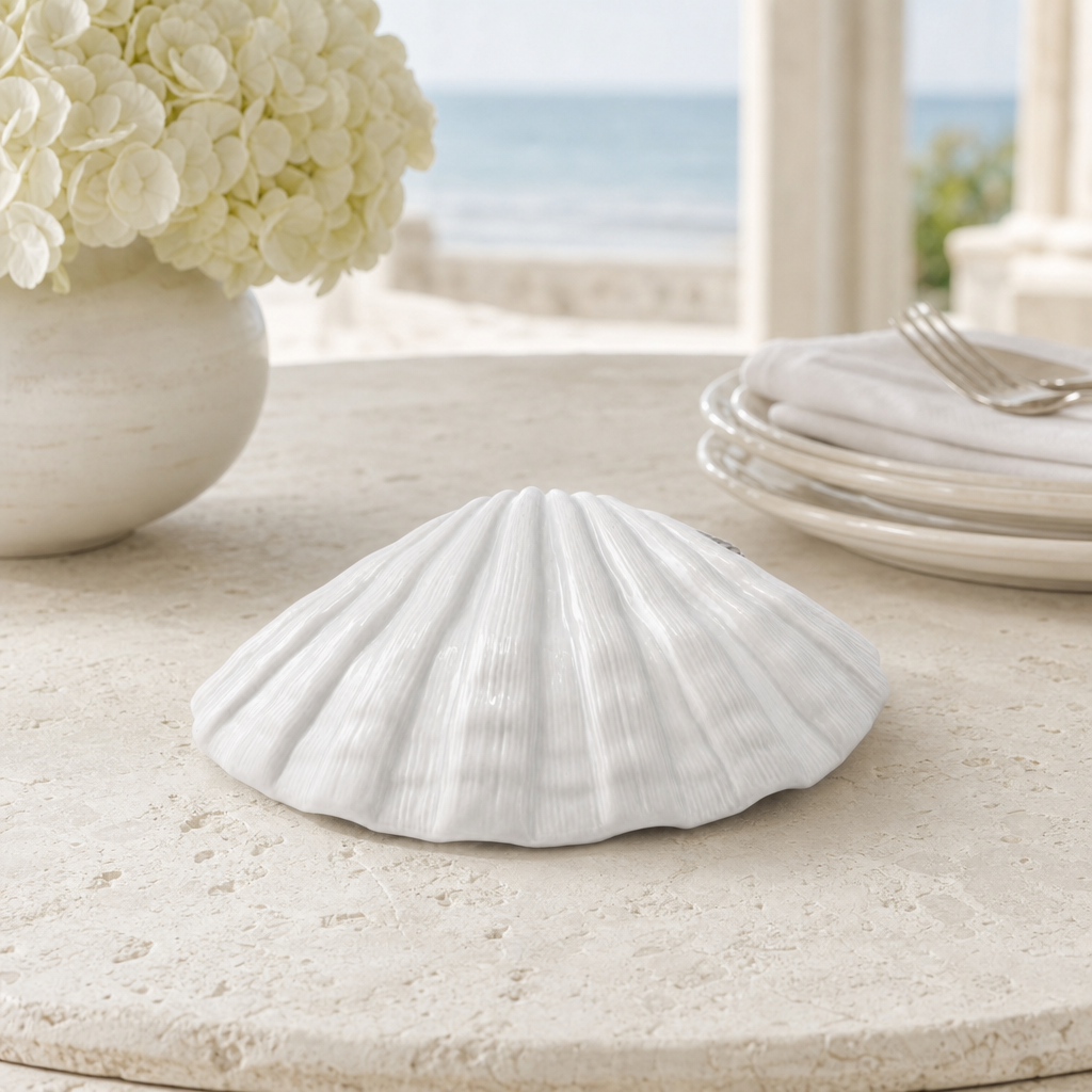 Shrimp Porcelain Shell Plate 4