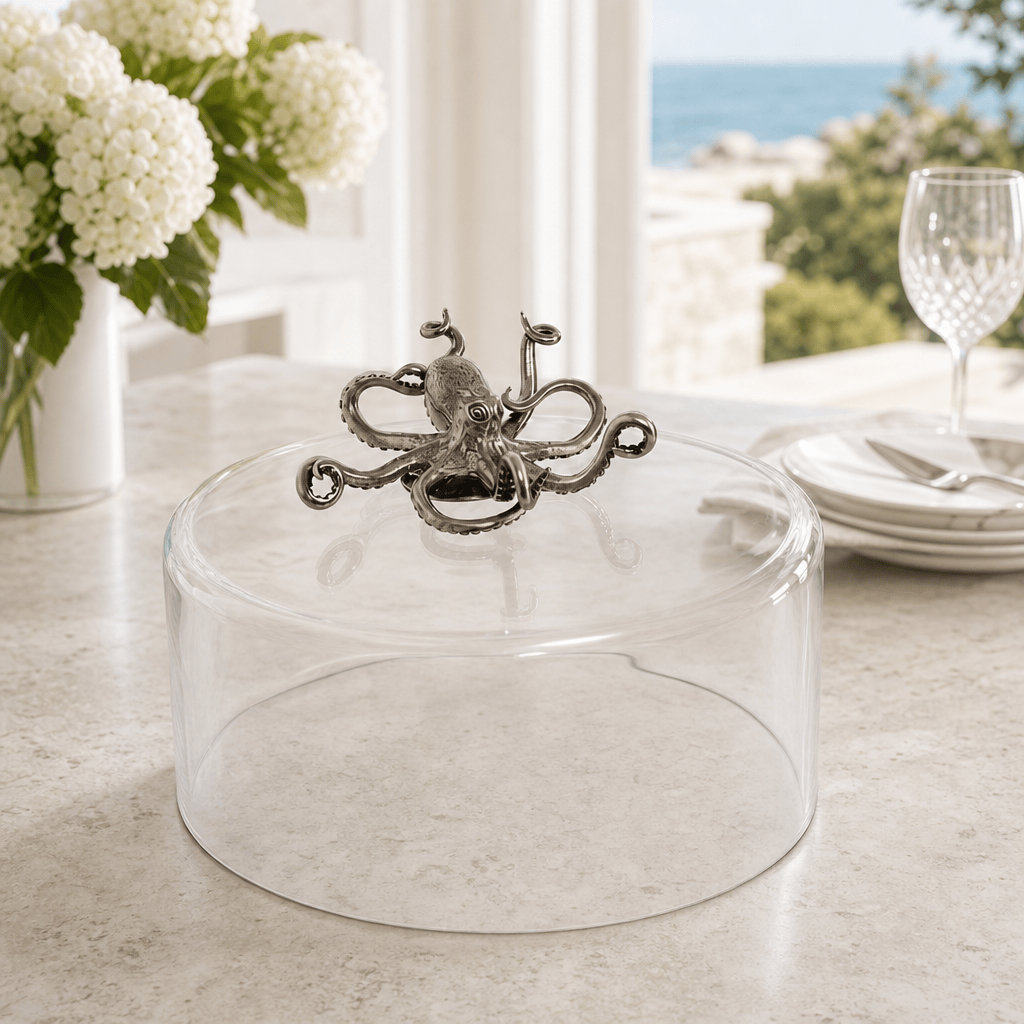 Octopus Glass Covered Cake / Dessert Stand 3