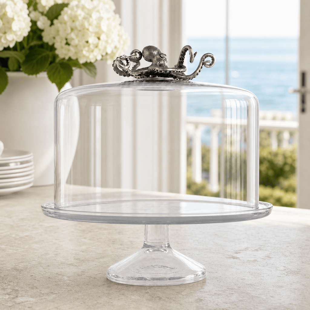 Octopus Glass Covered Cake / Dessert Stand 4