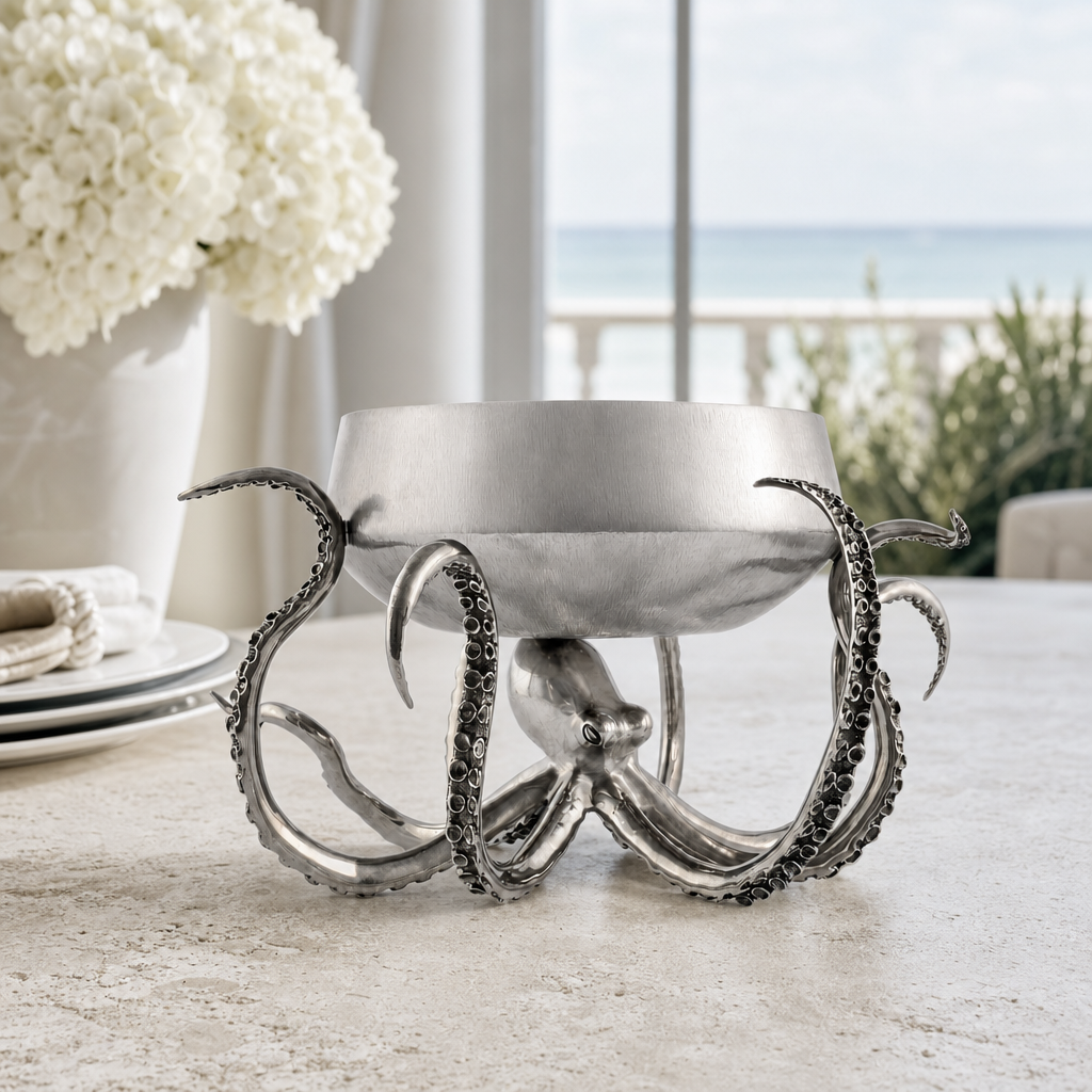 Octopus Stainless Steel Centerpiece Bowl 2