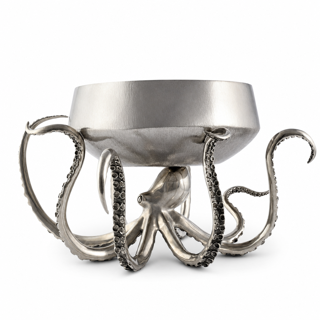 Octopus Stainless Steel Centerpiece Bowl 10