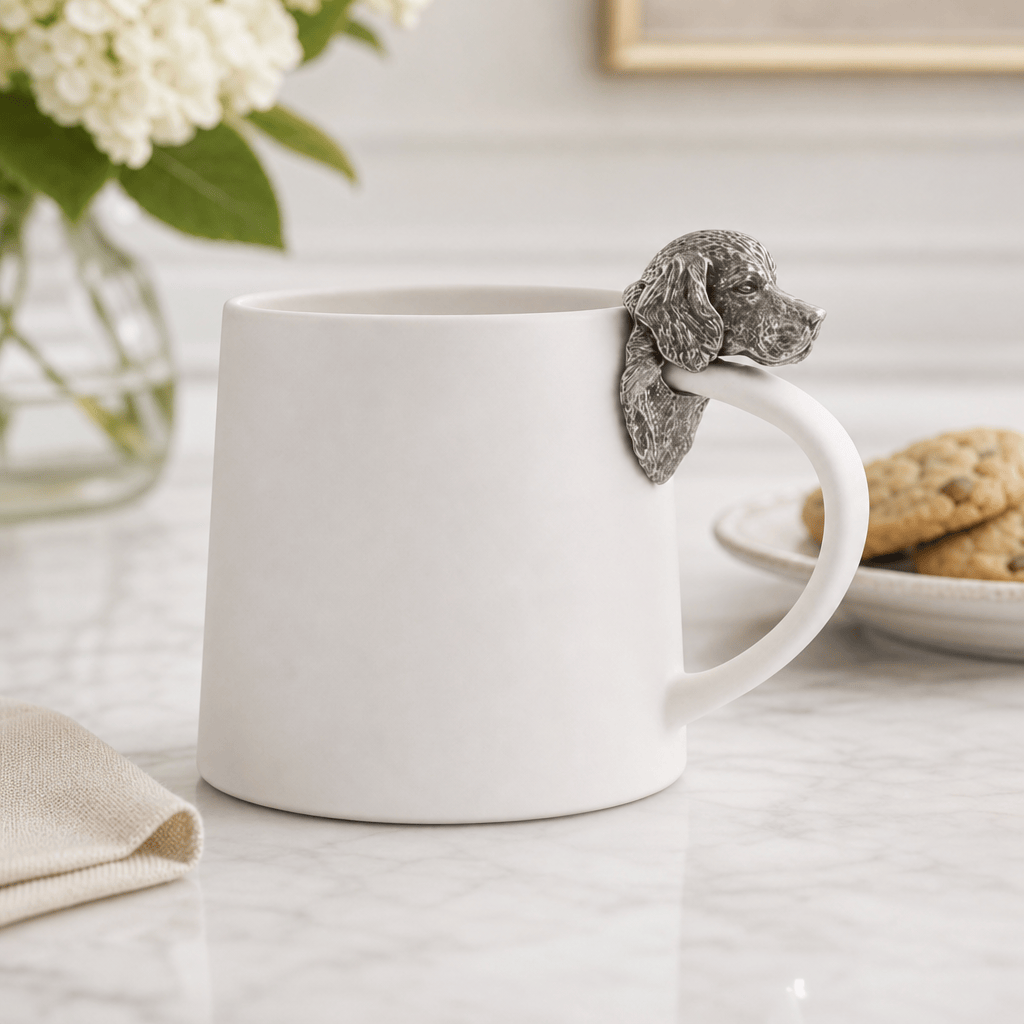 Beagle Stoneware Coffee Cup 2