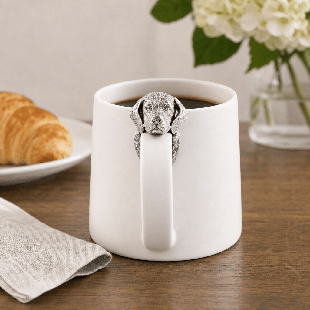 Beagle Stoneware Coffee Cup 5