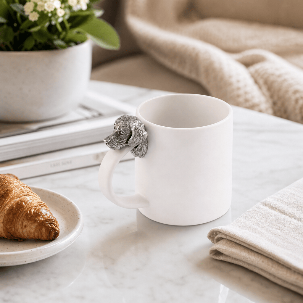 Beagle Stoneware Coffee Cup 7