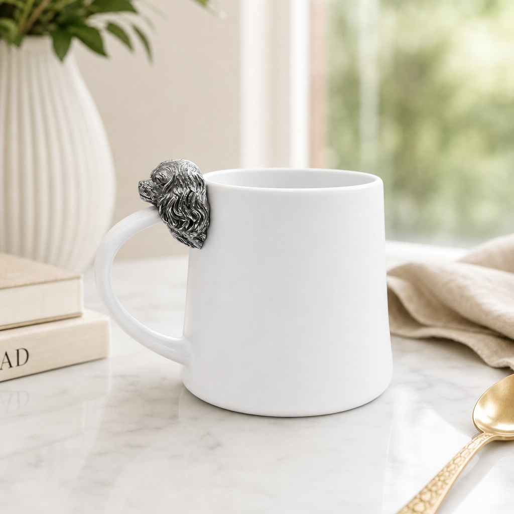 Cavalier King Charles Spaniel Stoneware Coffee Cup 2