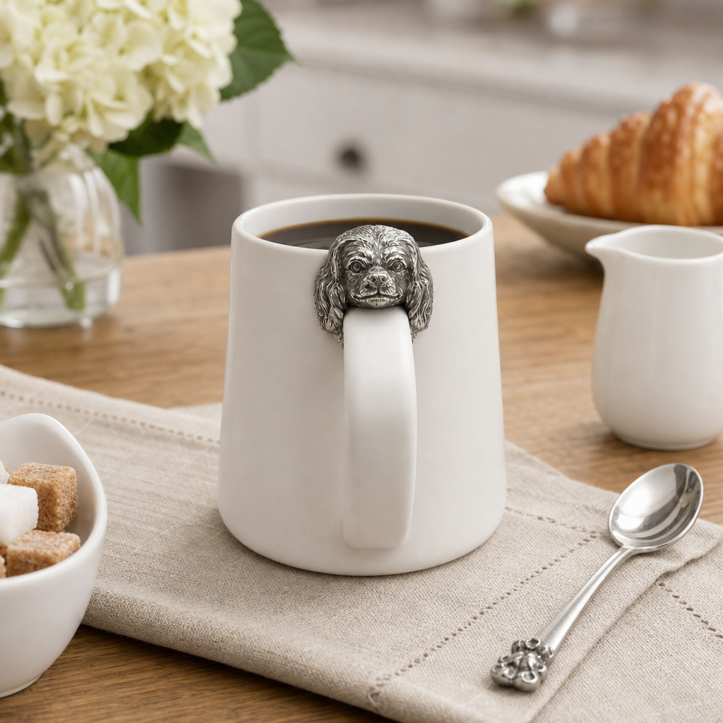 Cavalier King Charles Spaniel Stoneware Coffee Cup 5