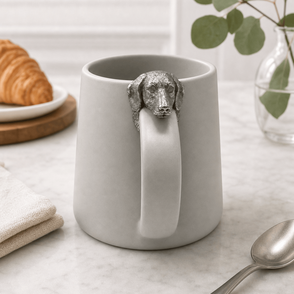 Dachshund Stoneware Coffee Cup 3