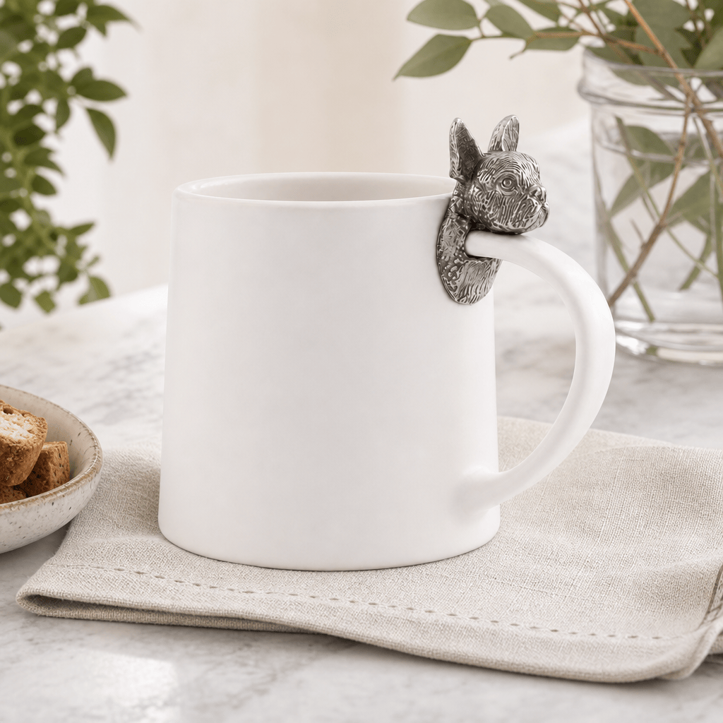French Bulldog Stoneware Coffee Cup 2