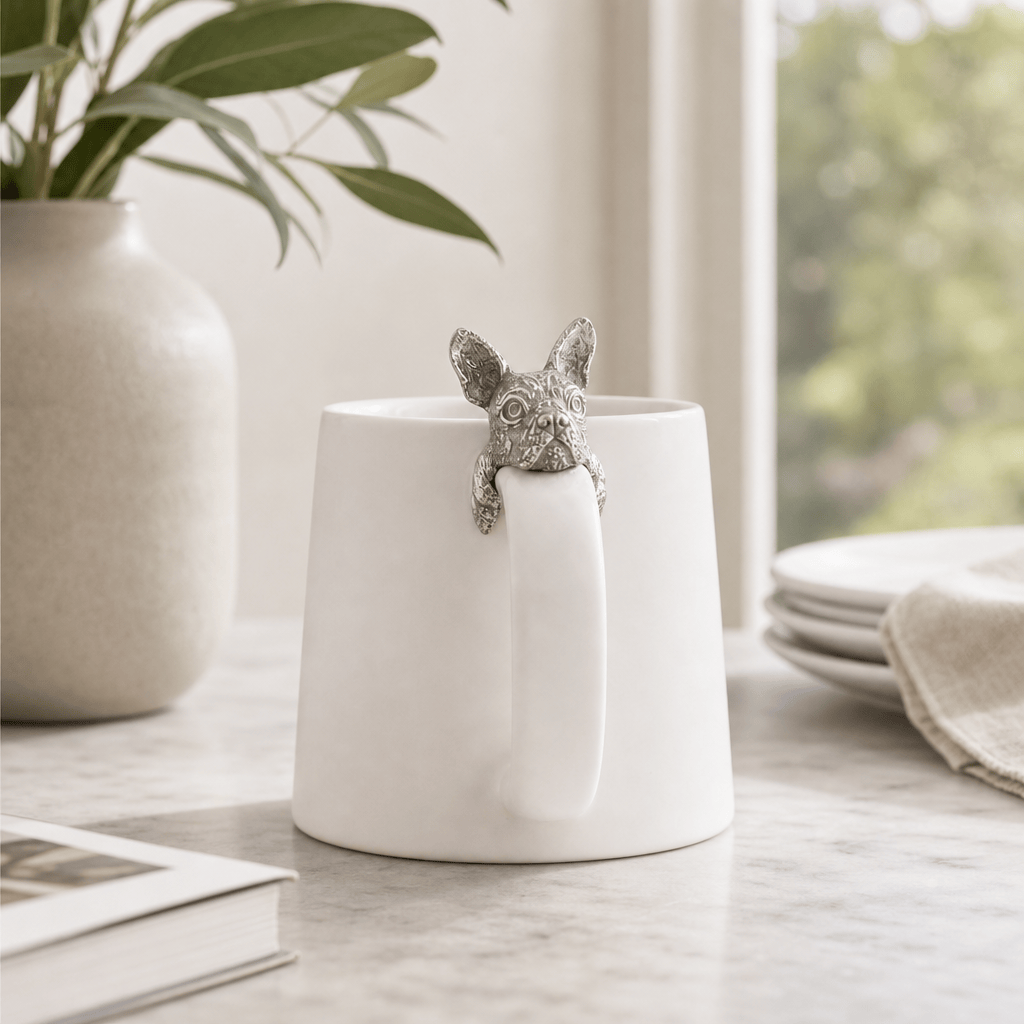 French Bulldog Stoneware Coffee Cup 3