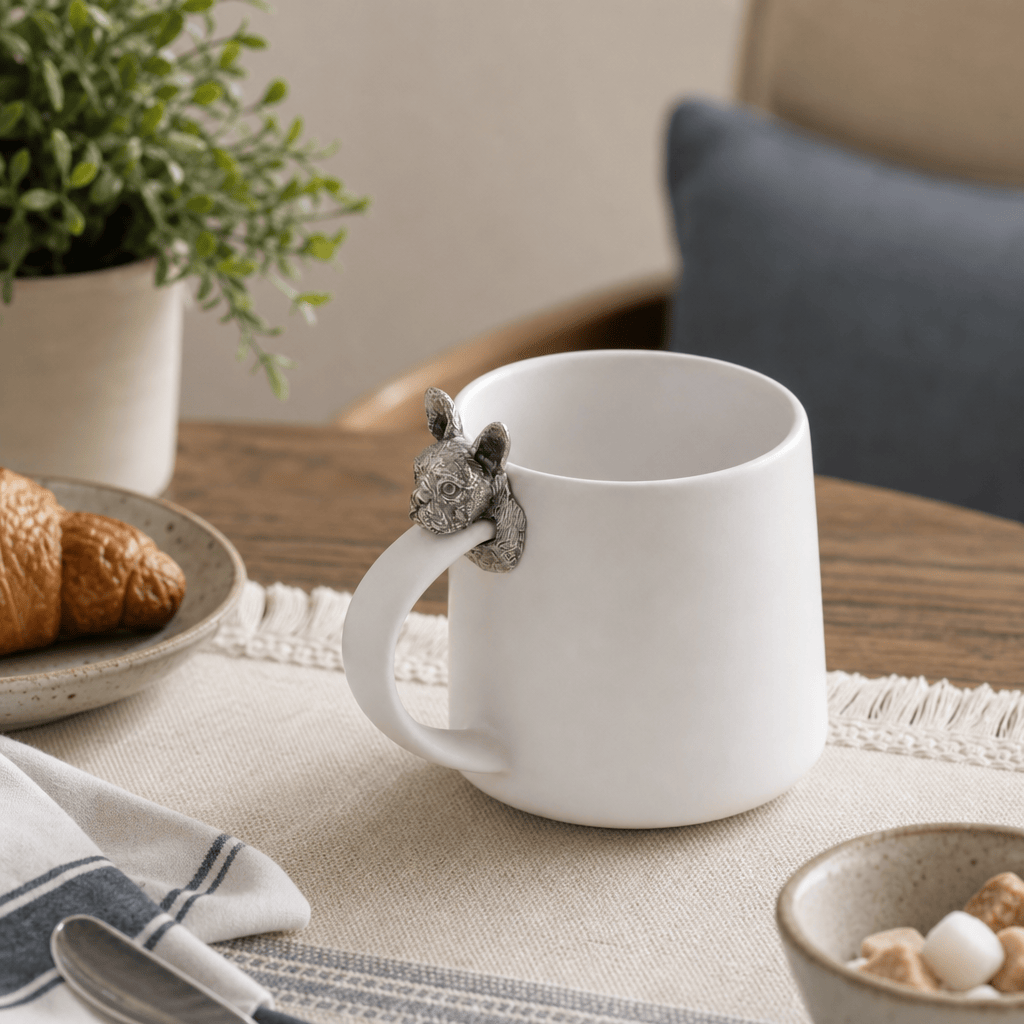 French Bulldog Stoneware Coffee Cup 6