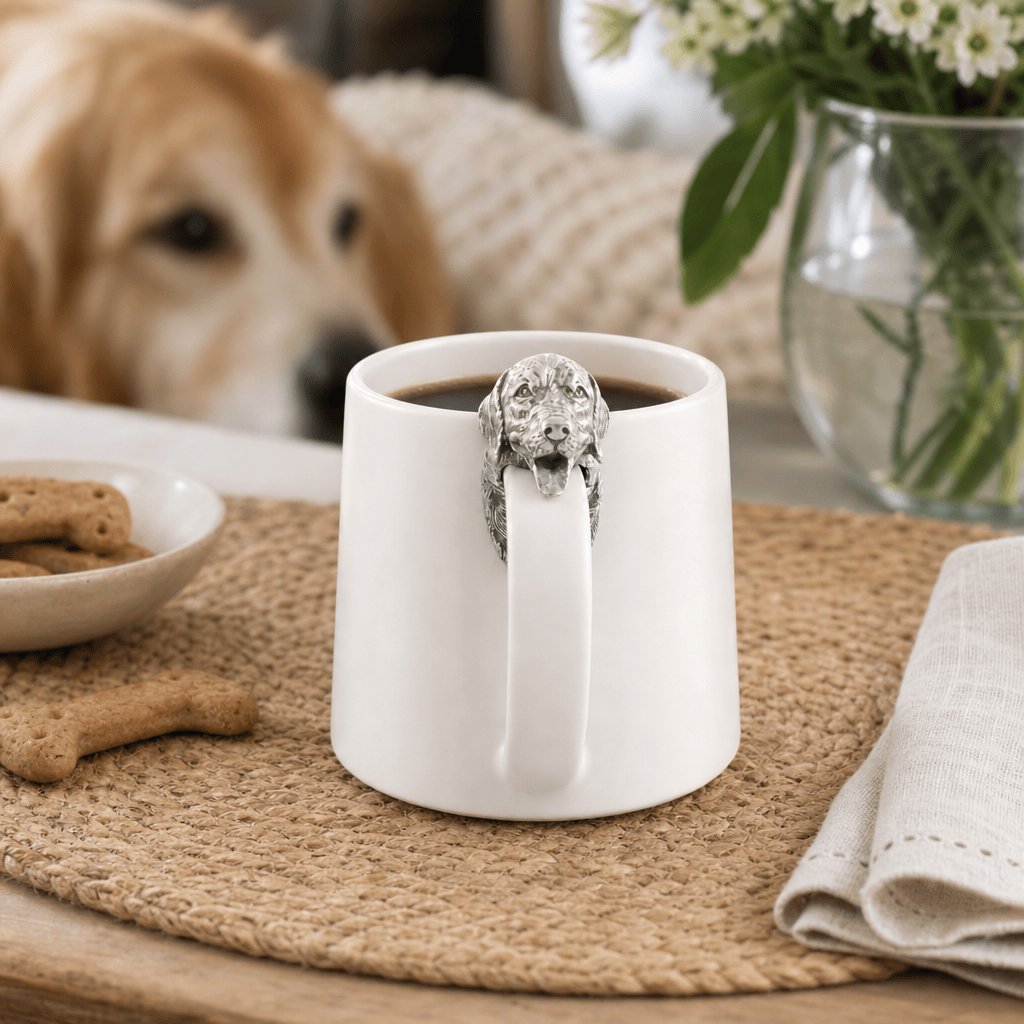Golden Retriever Stoneware Coffee Cup 5