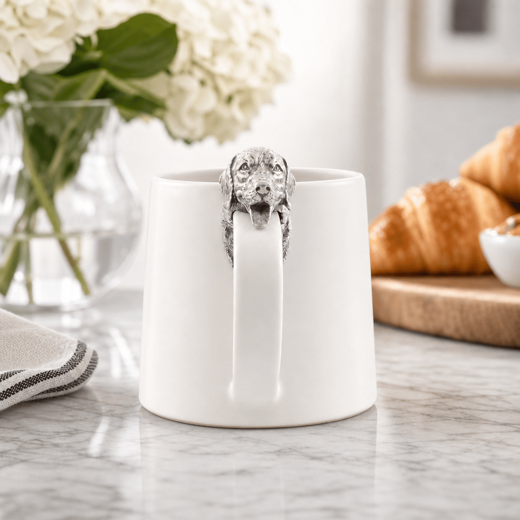 Golden Retriever Stoneware Coffee Cup 3