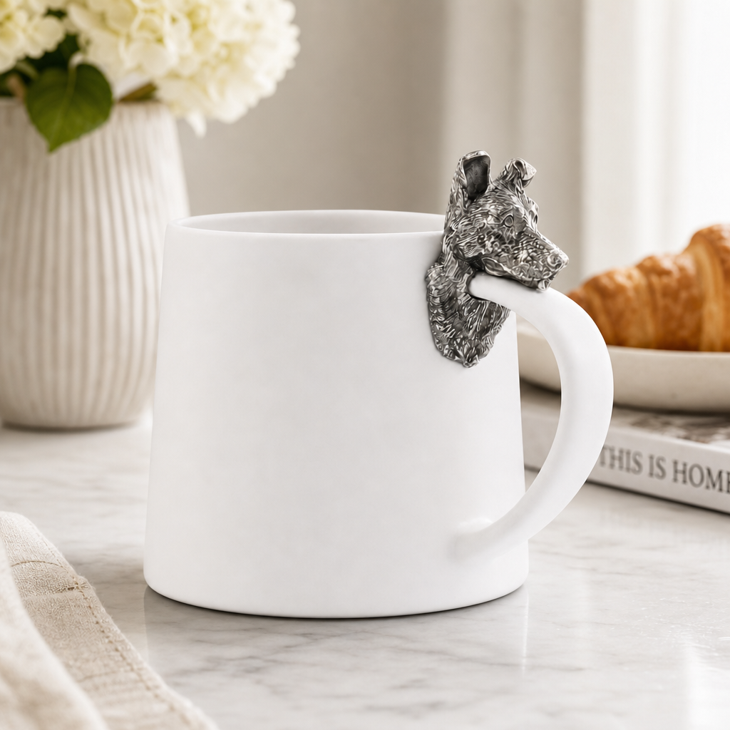 German Shepherd Stoneware Coffee Cup 2