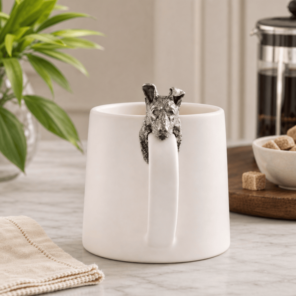 German Shepherd Stoneware Coffee Cup 3
