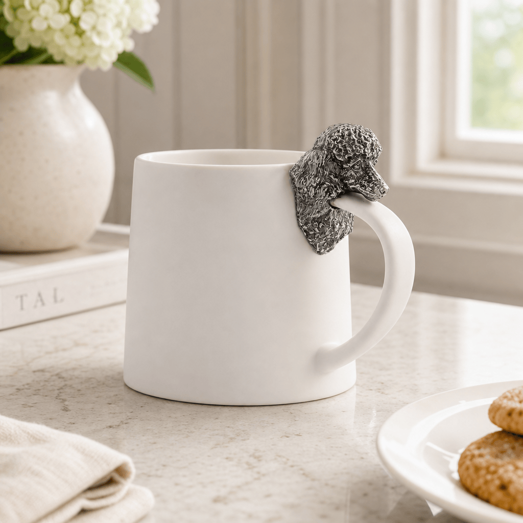 Poodle Stoneware Coffee Cup 2