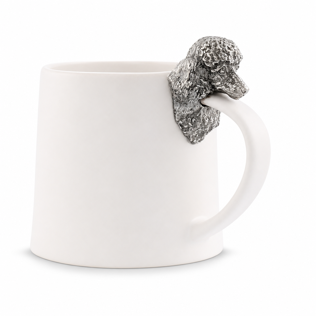 Poodle Stoneware Coffee Cup 1