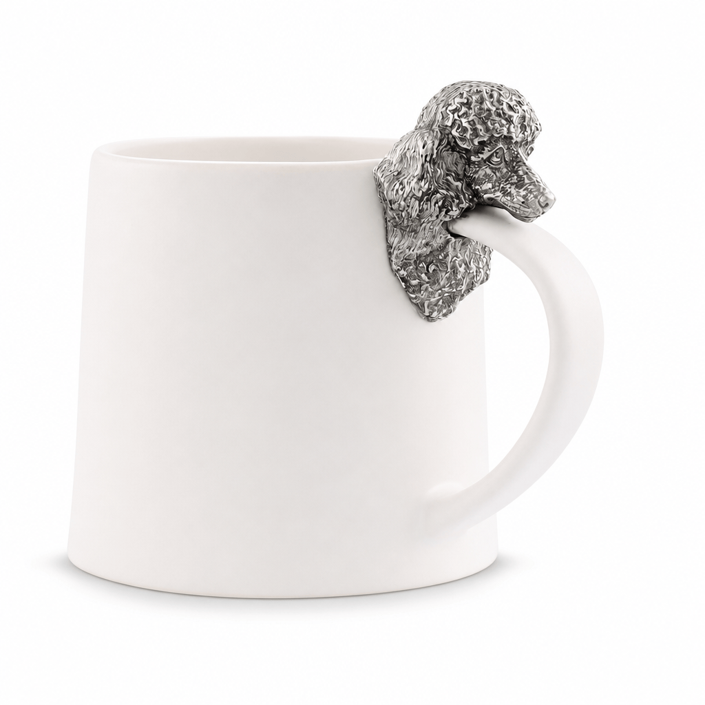 Poodle Stoneware Coffee Cup 1