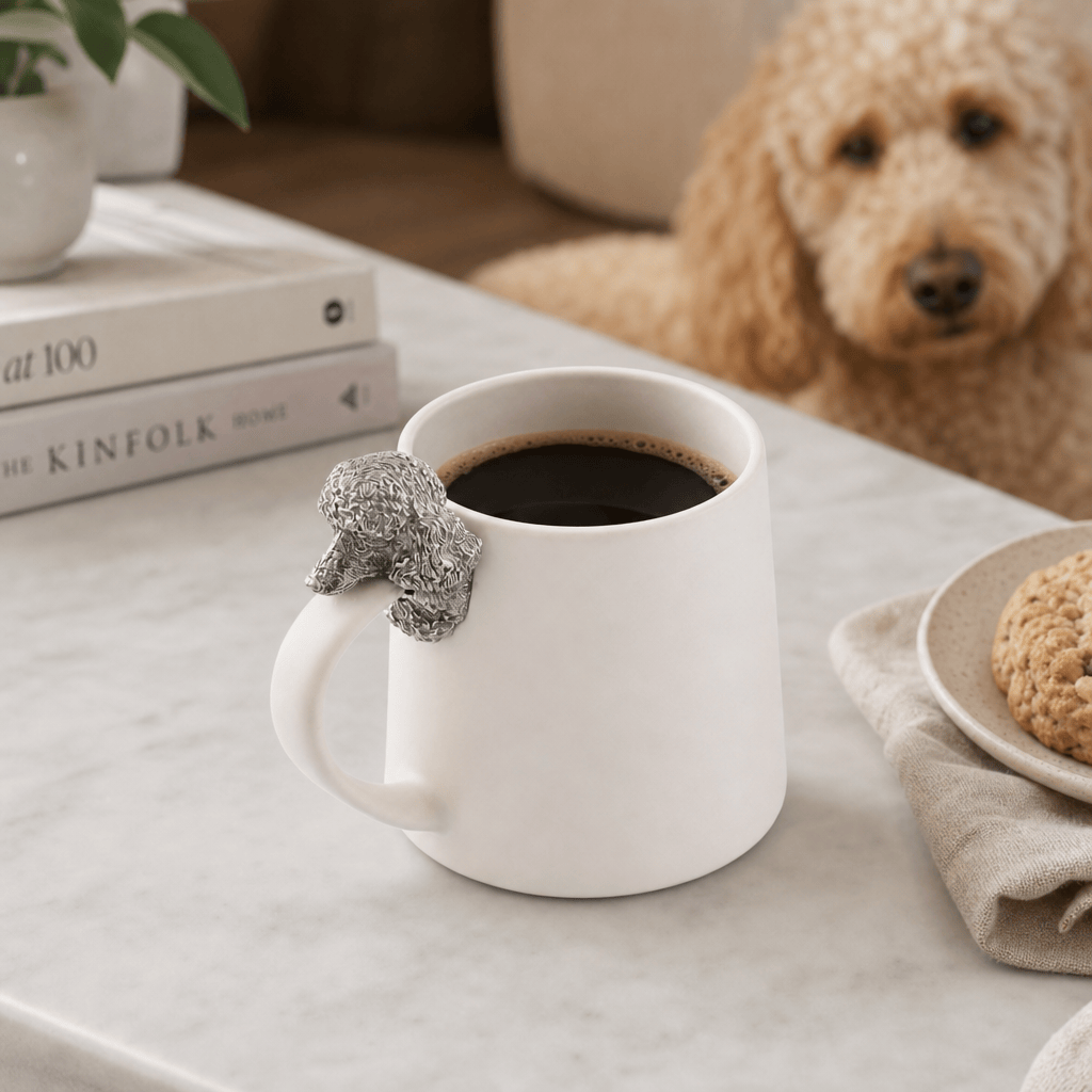 Poodle Stoneware Coffee Cup 6