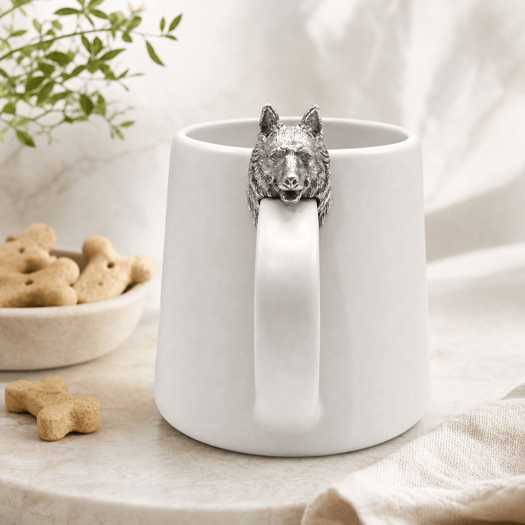 Siberian Husky Stoneware Coffee Cup 3
