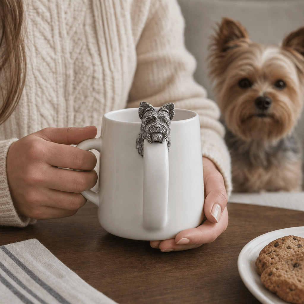 Yorkshire Terrier Stoneware Coffee Cup 4