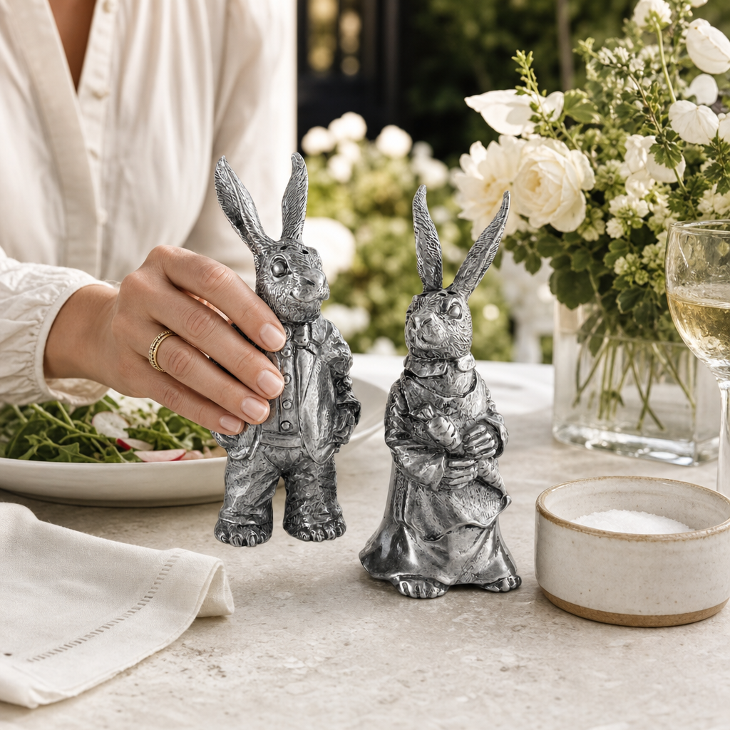 Dressed Rabbits Salt & Pepper Set 6