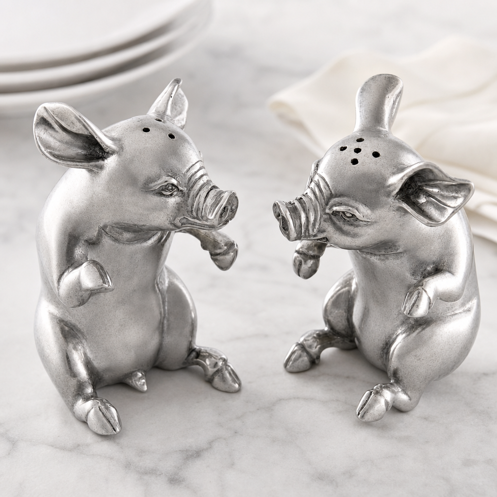 Happy Pigs Salt & Pepper Set 11