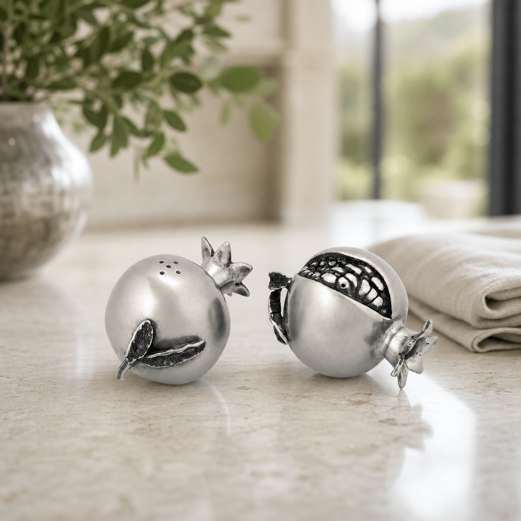 Pomegranate Salt & Pepper Set 4