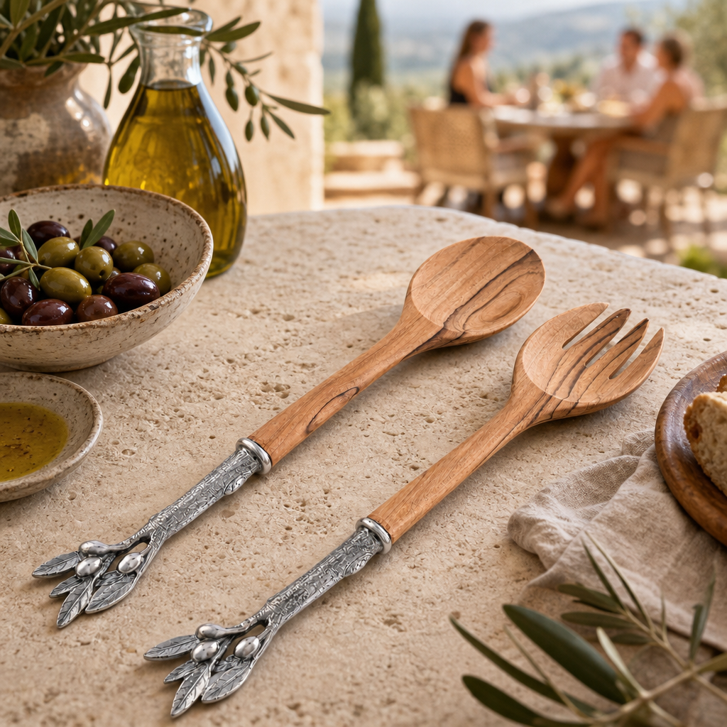 Olive Salad Server Set 7