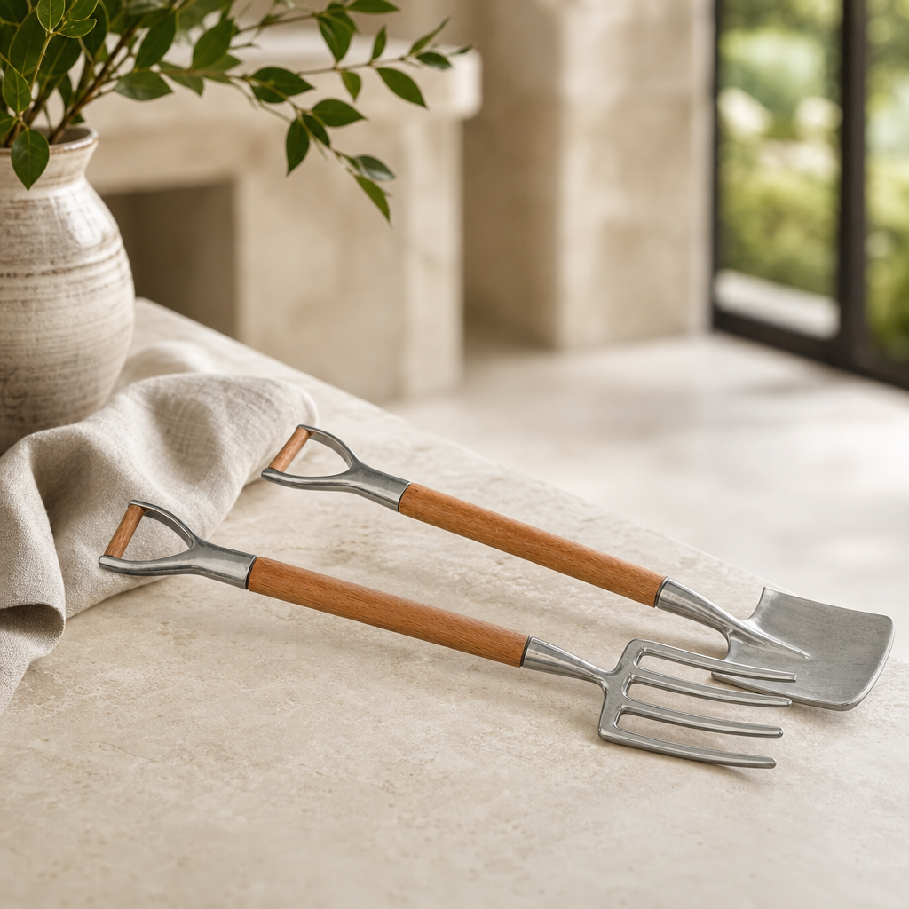 Fork & Shovel Salad Serving Set 5