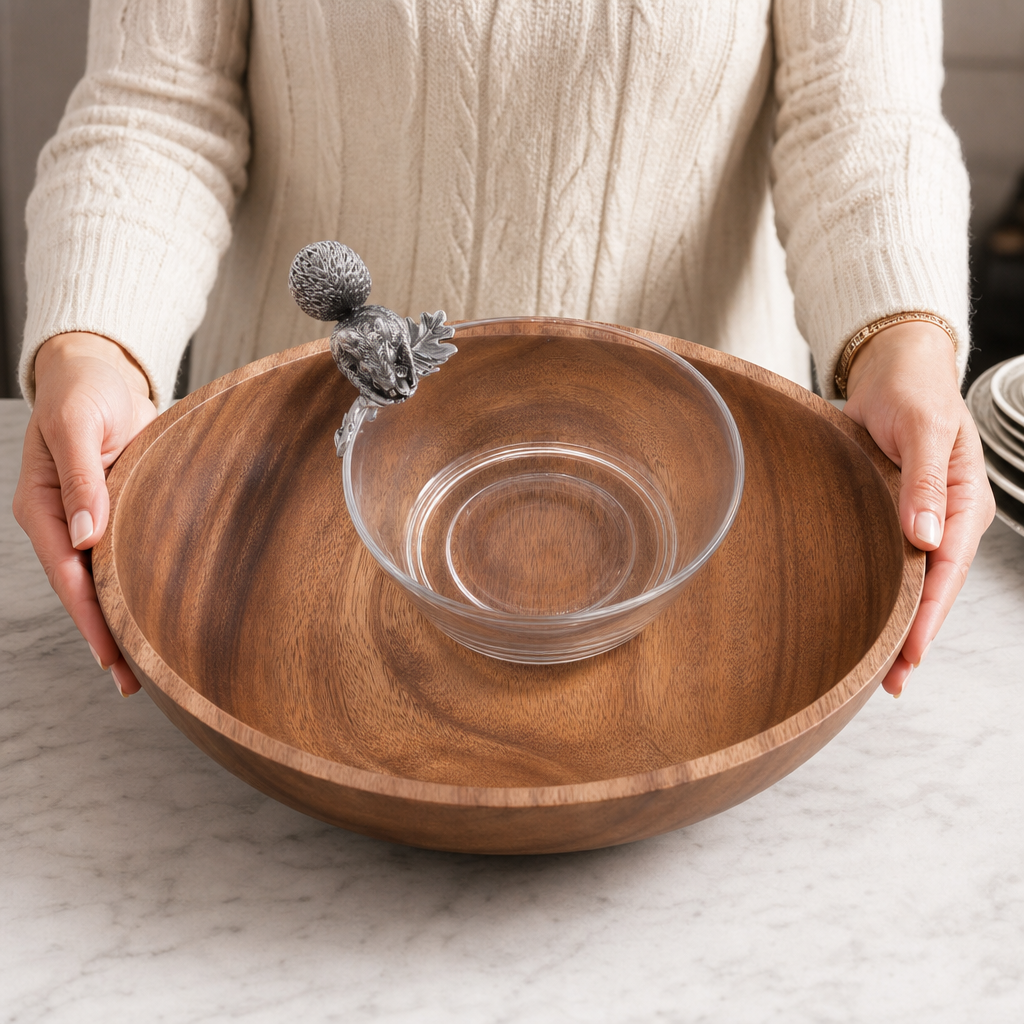 Squirrel Ring Serving Bowl 6