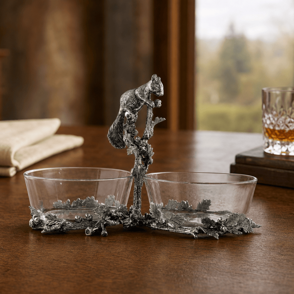 Squirrel Double Dish Condiment Server 2