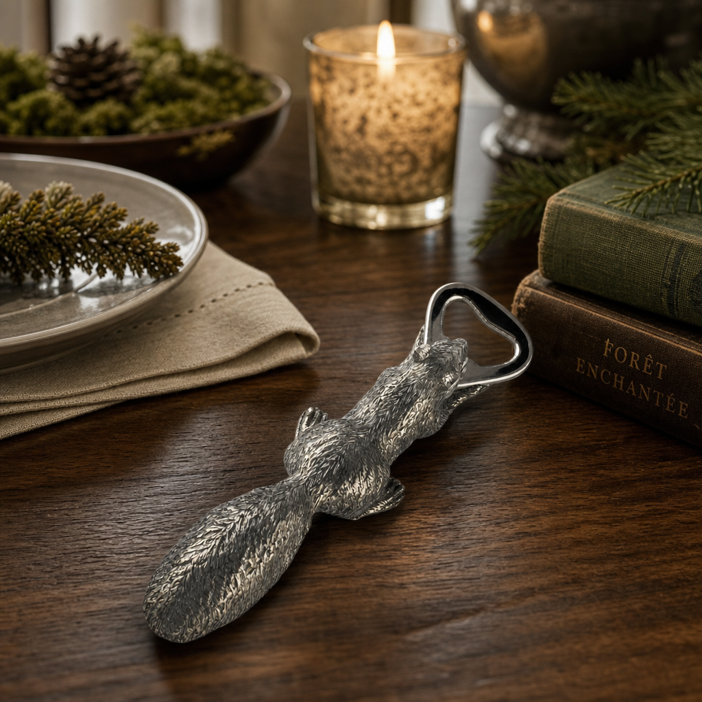 Squirrel Pewter Bottle Opener 9